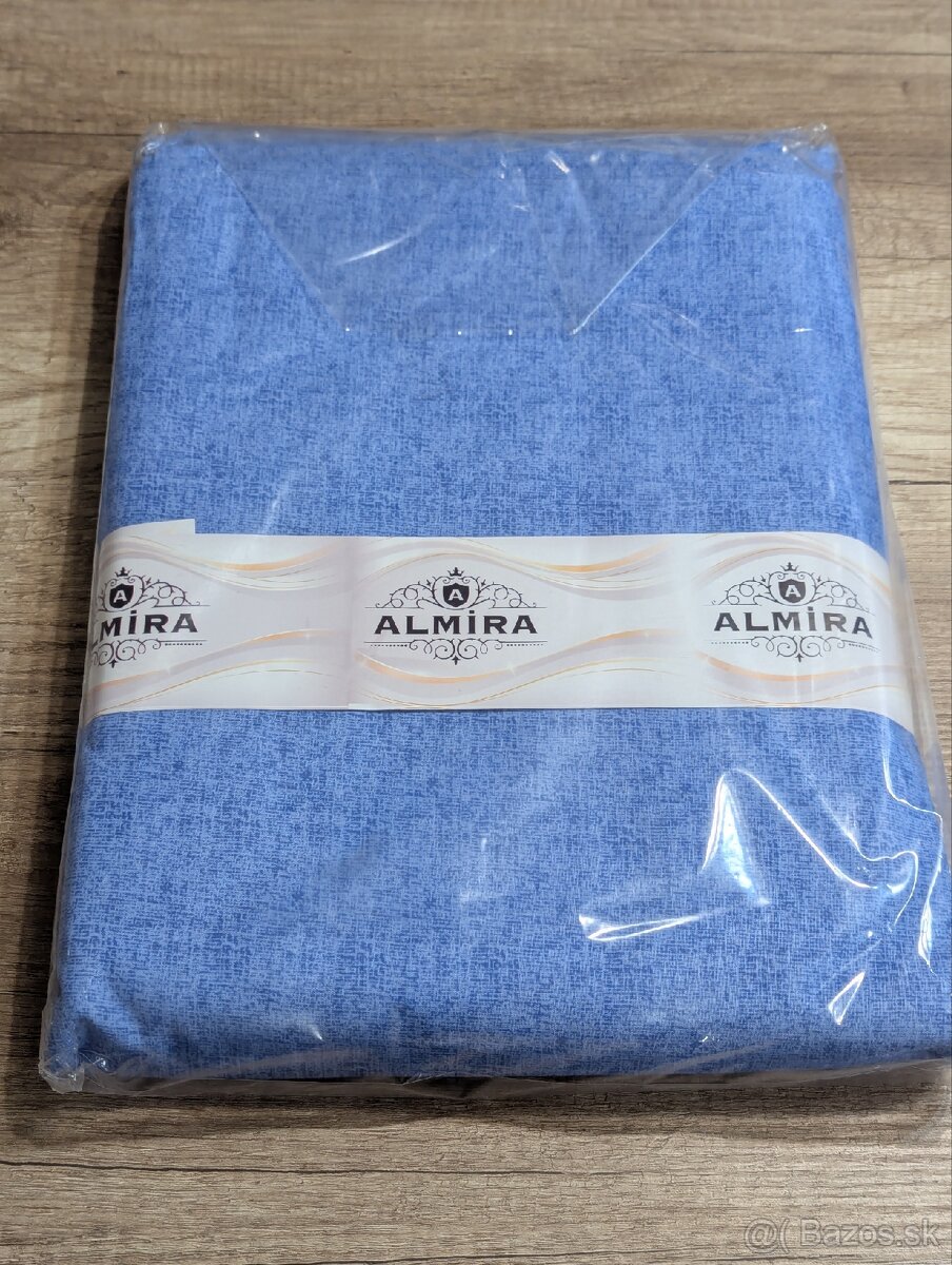 Nová súprava posteľnej bielizne značky ALMIRA (modrá)