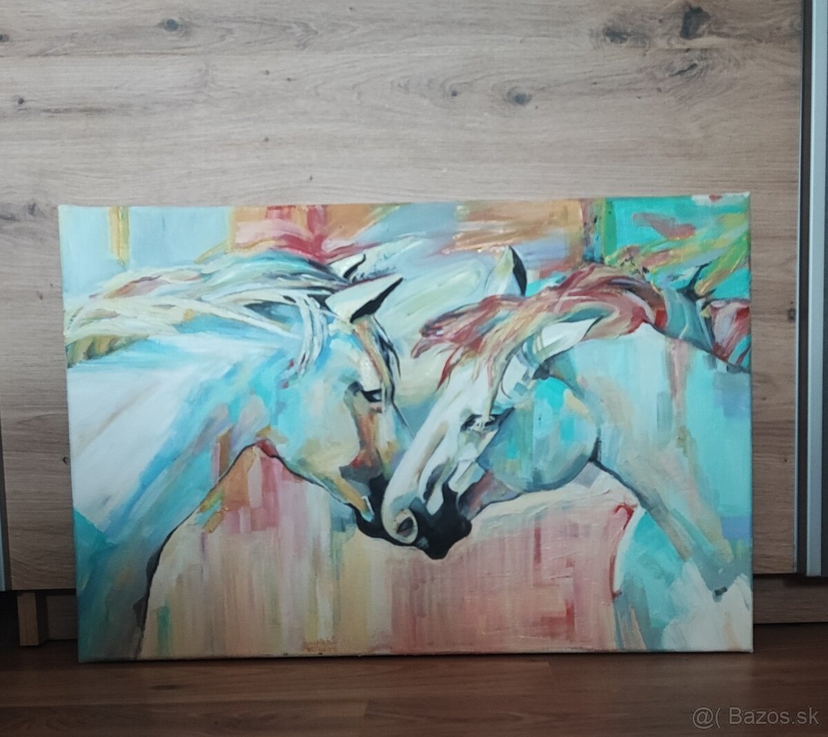 Olejomaľba Kone 40x60
