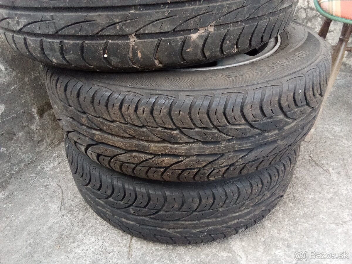 Alu disky +letné pneumatiky opel