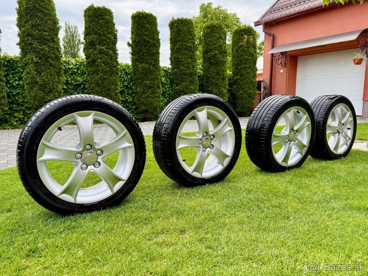 Komplet letnú sadu alu na Seat,Škoda,Vw - 5x100 205/45 R16.