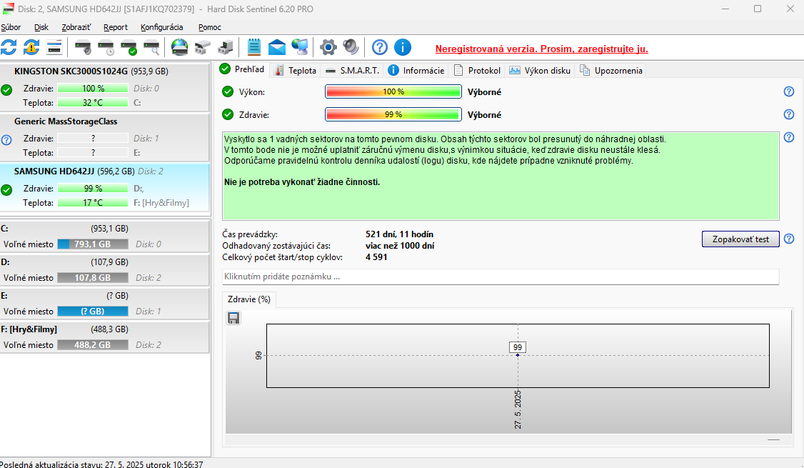 HDD Samsung 640gb, HD642JJ