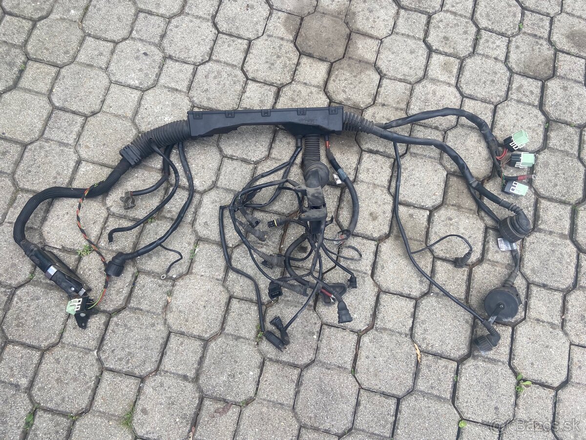 BMW E36 motorová kabeláž