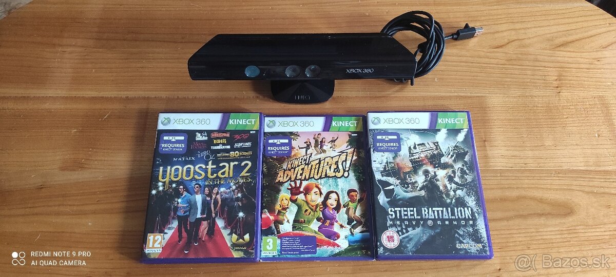 Kinect (xbox360)+3x hra