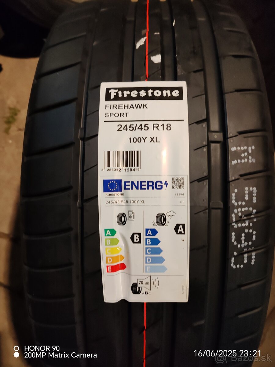 245/45r18 firestone firehawk sport