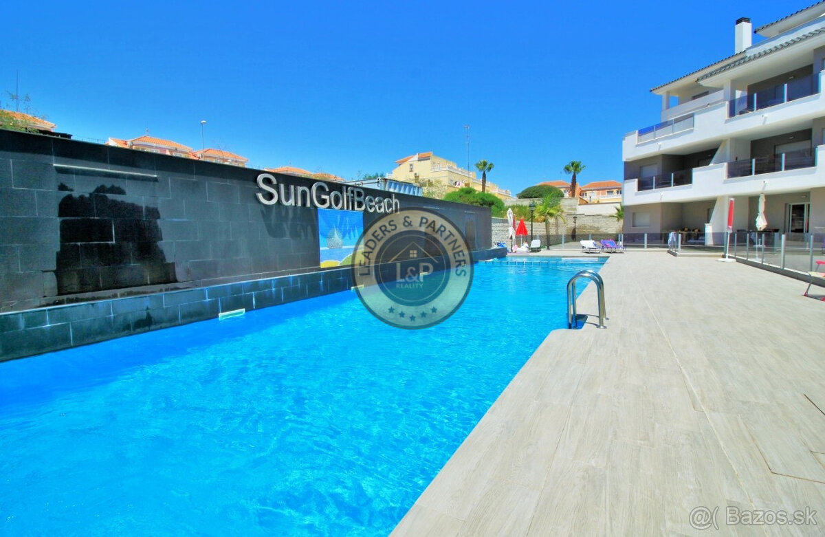 Apartmán 3+kk s terasou a bazénom Orihuela Costa-Villamartin