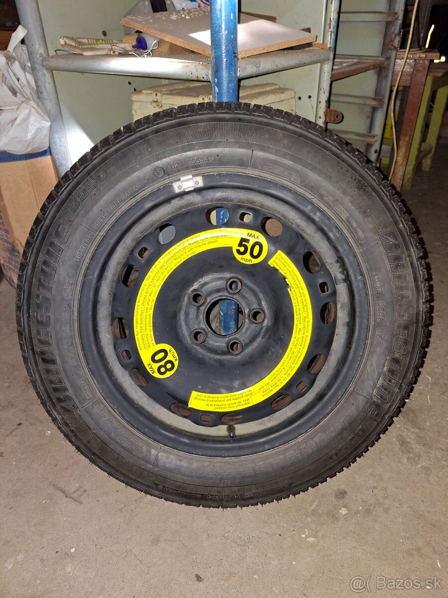 Rezerva 5x100 R15 185/60 Bridgestone b250