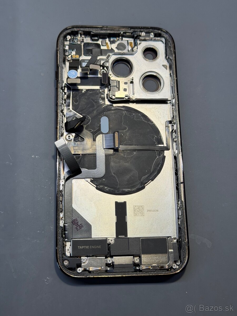 Zadné telo Housing iPhone 14 pro Black Original
