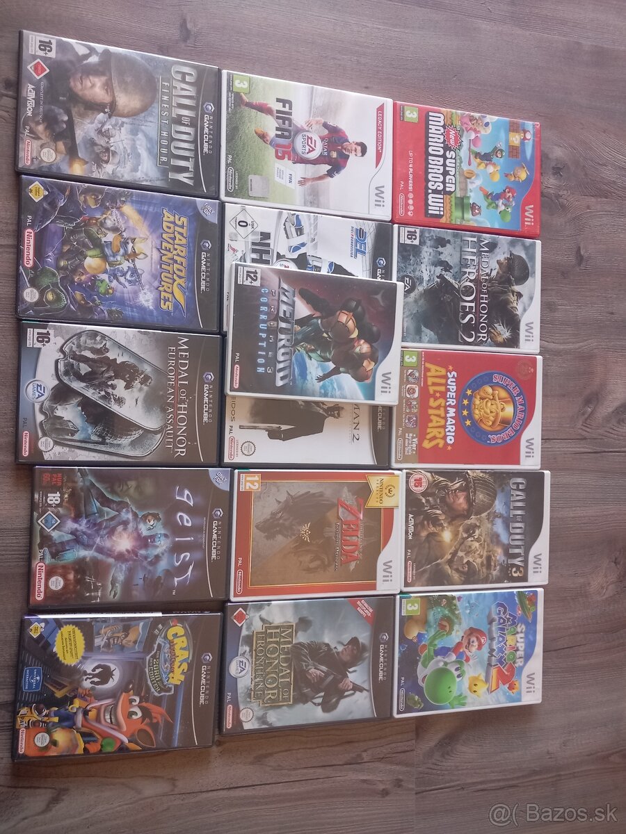 Wii , gamecube hry