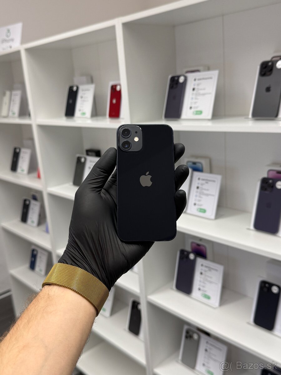 ZÁRUKA 2 ROKY / Apple iPhone 12 Mini 64GB Black, 100%