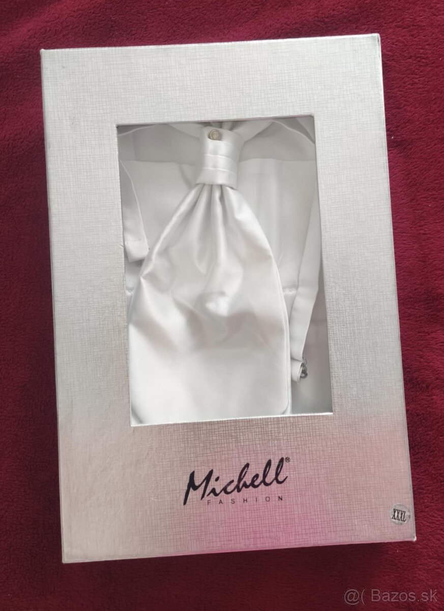 Svadobná vesta s kravatou