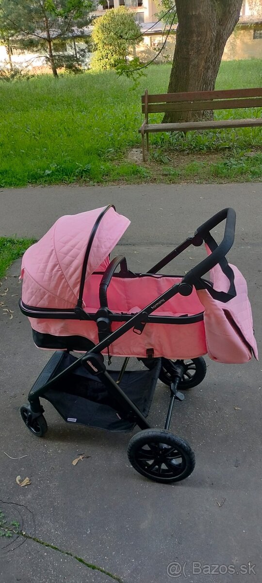 Kočík 🌸 CHIPOLINO Harmony 2v1 Flamingo