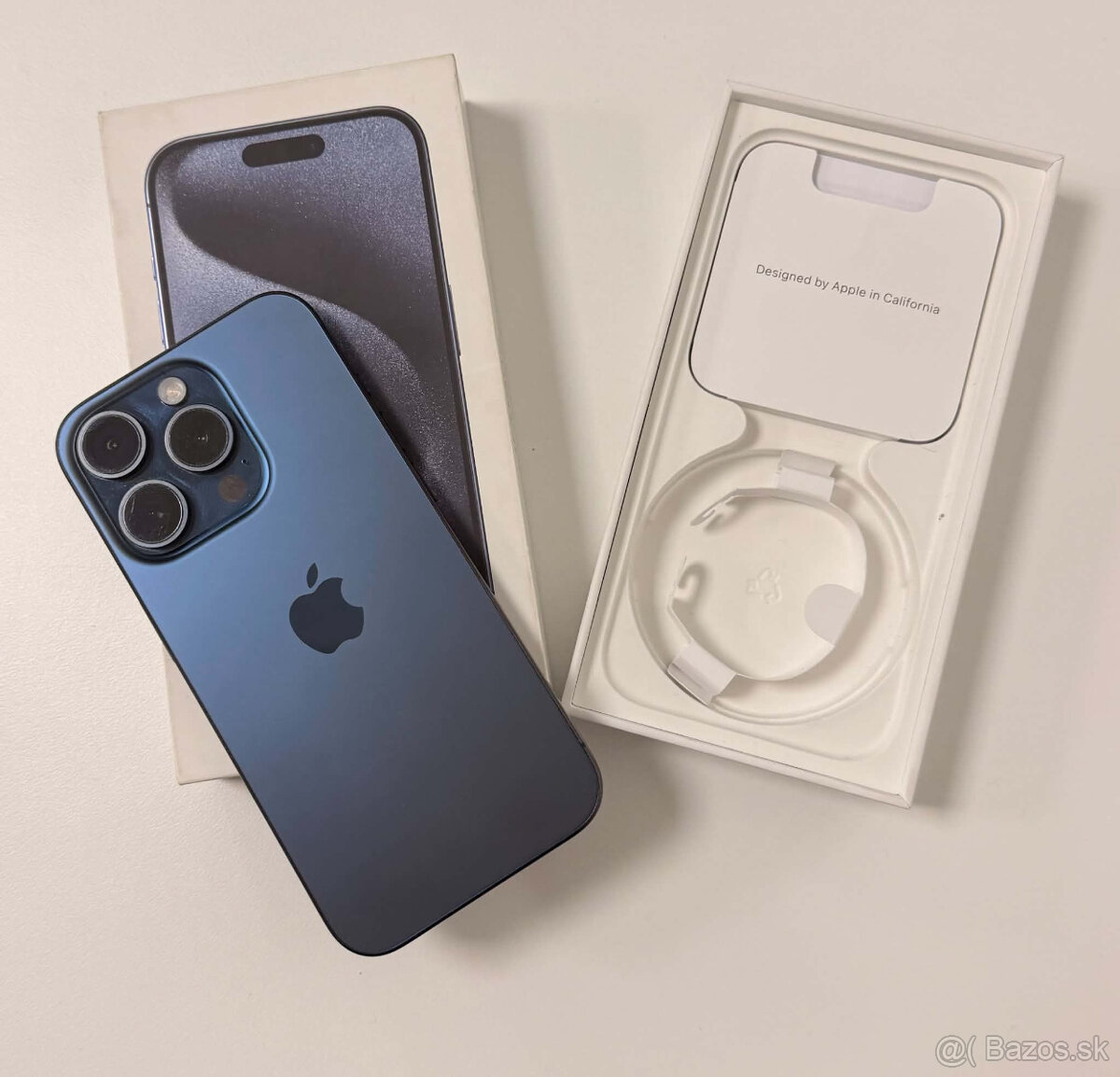 iPhone 15 Pro 128GB Blue Titanium