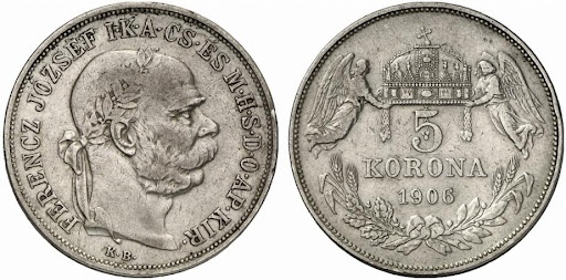kupim 5 koronu 1906 KB FJI/RU