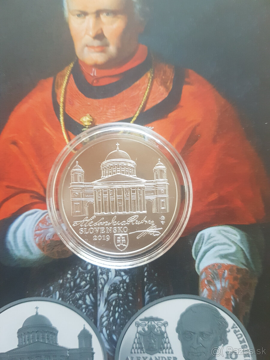 Strieborná pamätná minca - 10 € Rudnay bk (2019)