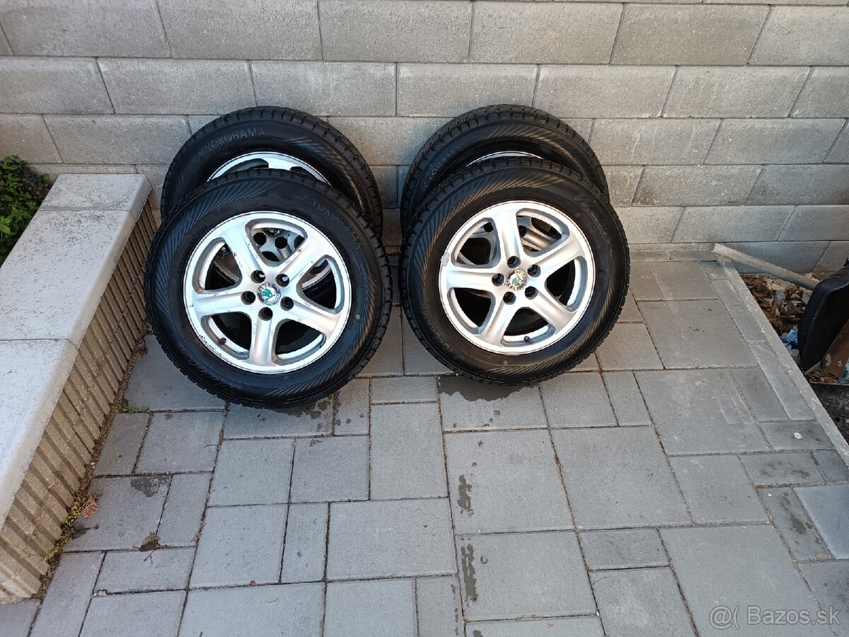 Elektrony 5x100 R15 Škoda