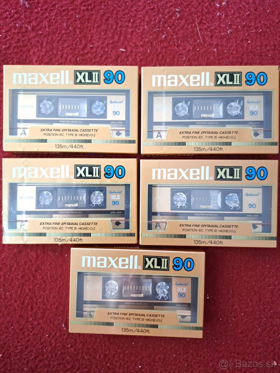 Audiokazety Maxell XLll