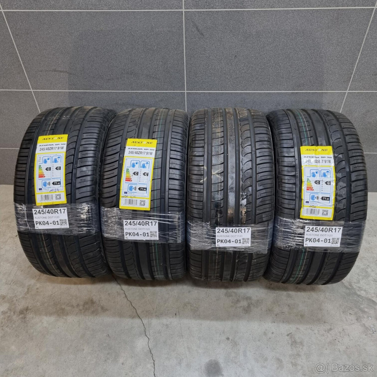 Letné pneumatiky 245/40 R17 AUSTONE DOT1120