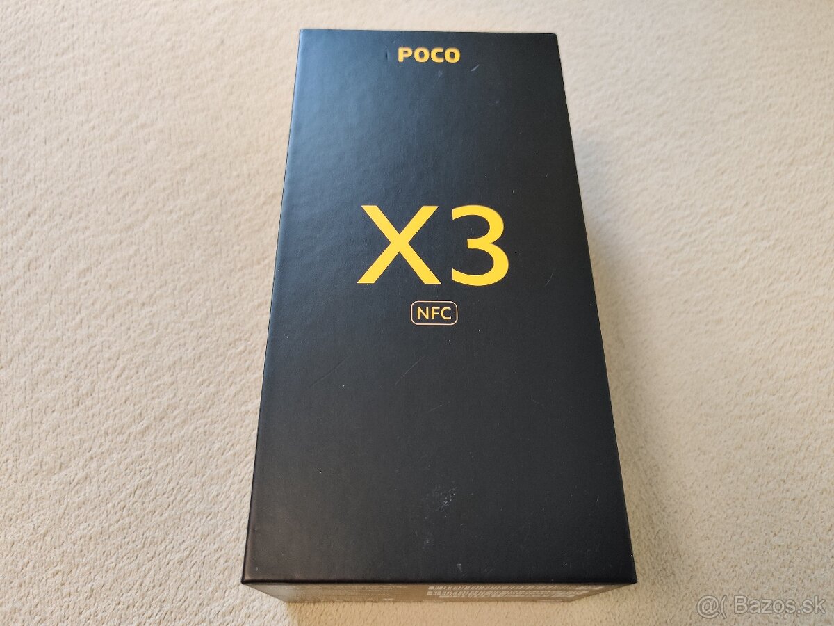 Xiaomi Poco X3 NFC. 6gb/128gb. Tmavá modrá šedá.