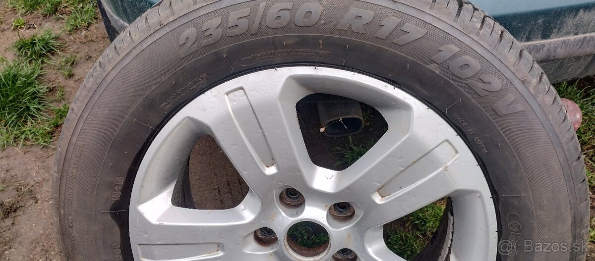 Predám hliníkové disky 5x110 R 17