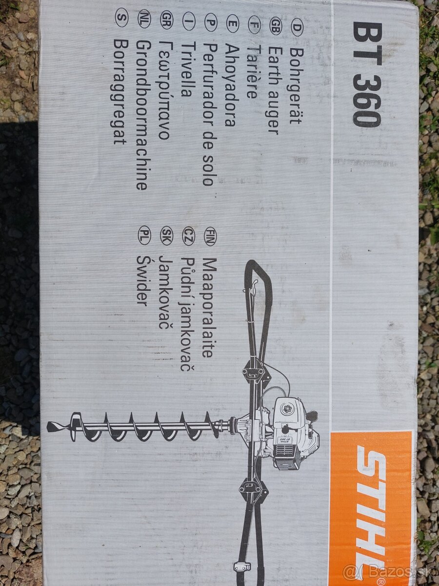 Profi zemný vrták Stihl BT 360