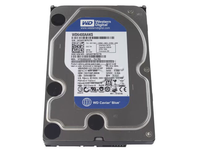 640 GB HDD WD6400AAKS