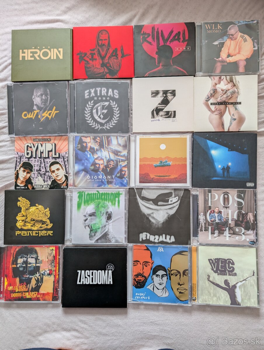 Slovenské a české Hip-hop CD
