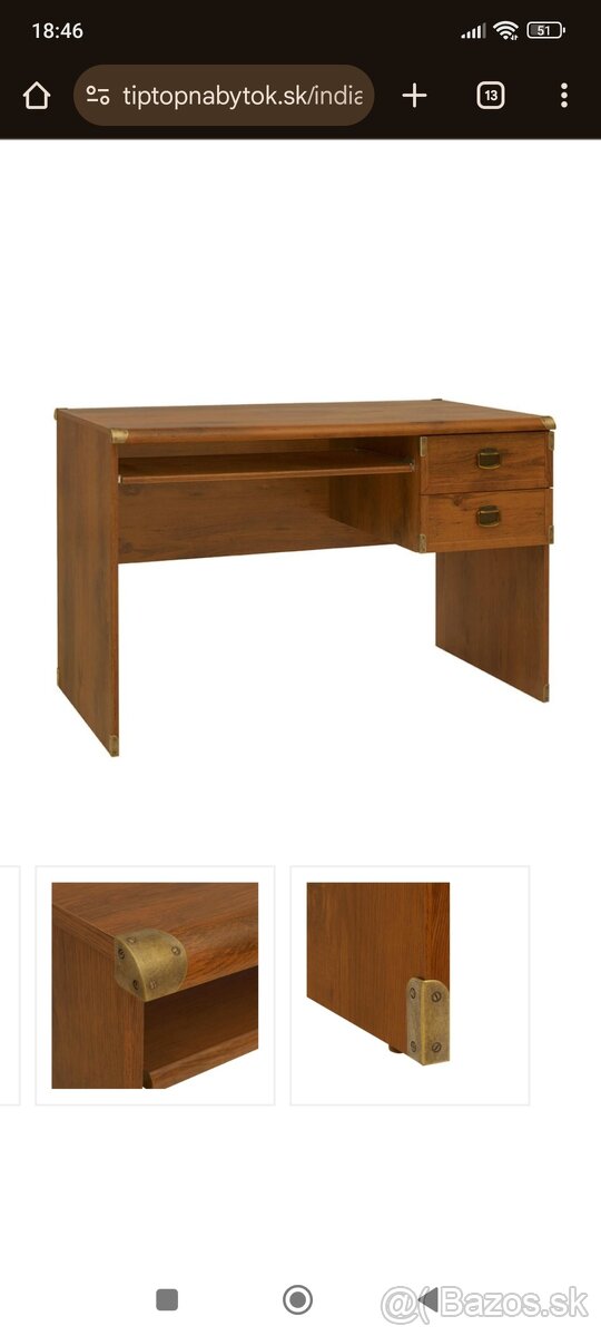 Písací stôl so stoličkou
