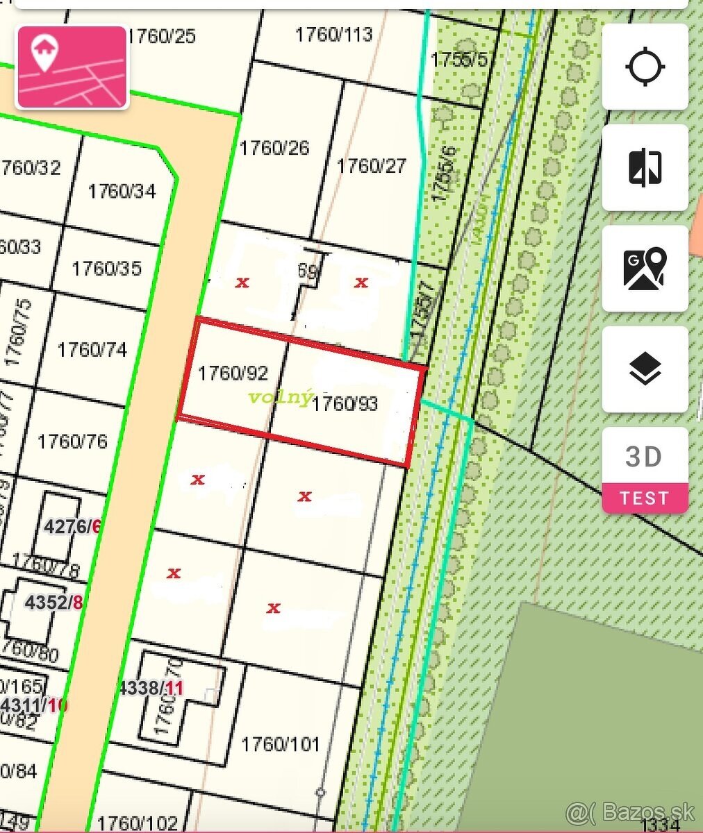 Stavebný pozemok na predaj