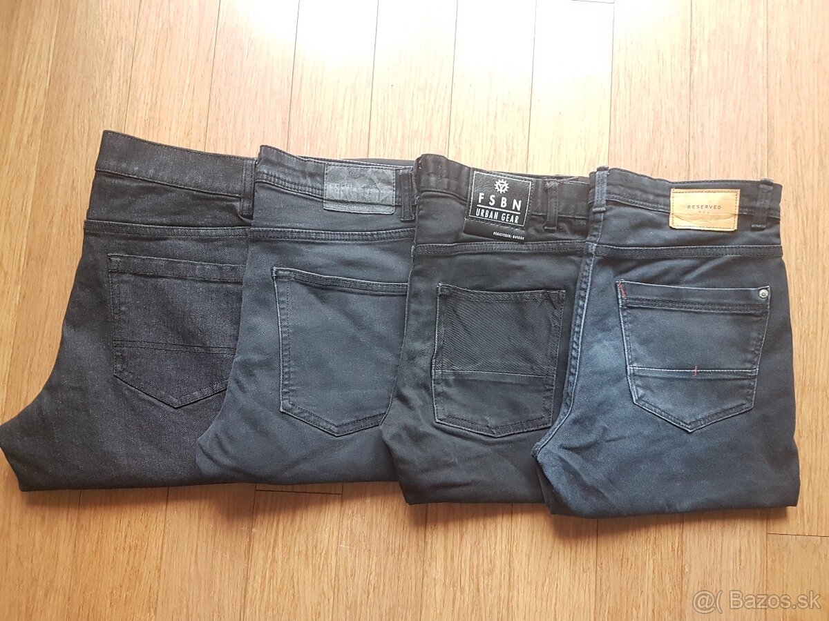 Chlapčenské/pánske čierne rifle