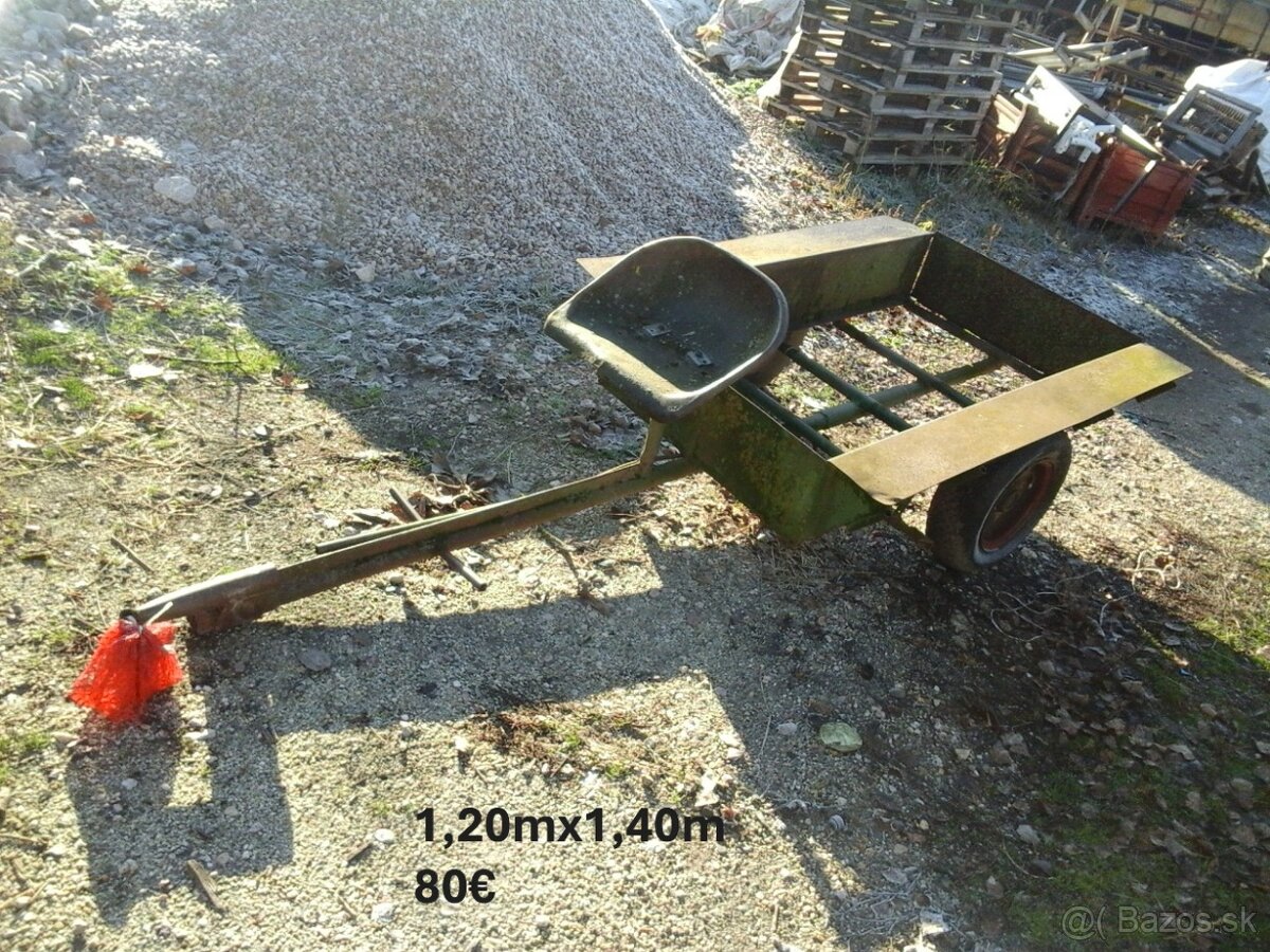 Vozík,vlečka,príves za traktor