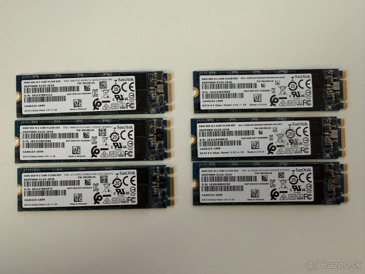 SanDisk X600 M.2 SATA SSD 512 GB