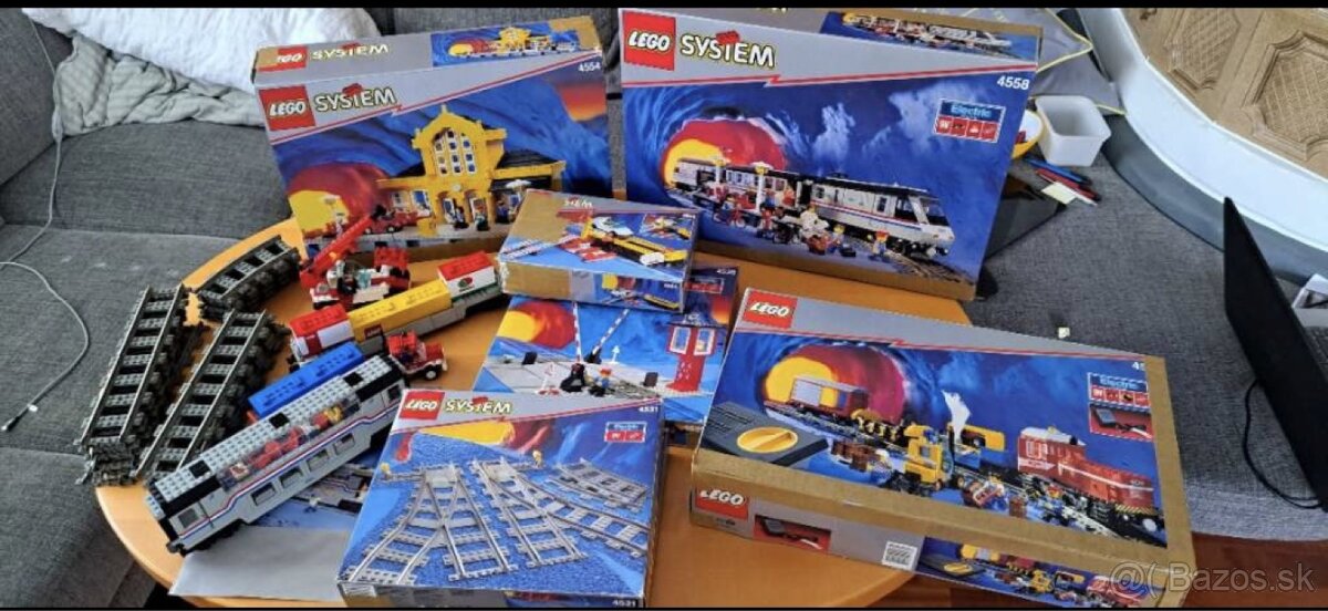 Lego vlaky zbierka
