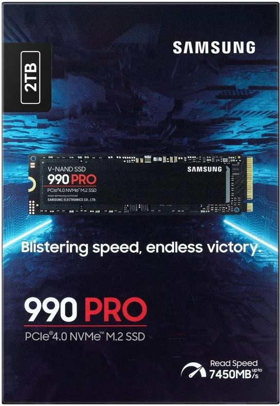 2TB SSD SAMSUNG 990 PRO M.2 PCI-e 4.0 NVMe - nový