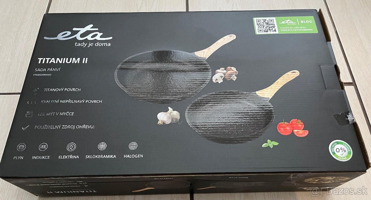Sada panvíc ETA 8929 90000 čierna