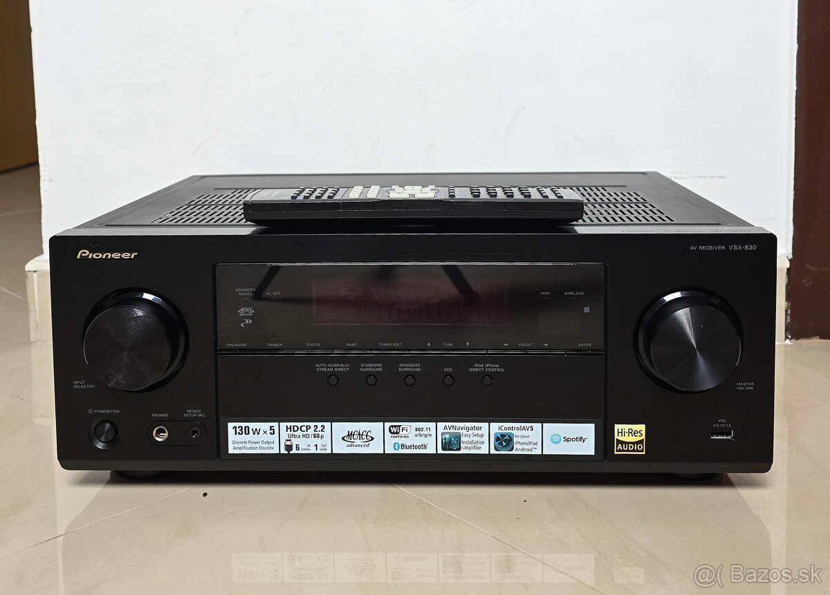 Pioneer VSX-830 / AirPlay Bluetooth Spotify Wi-Fi