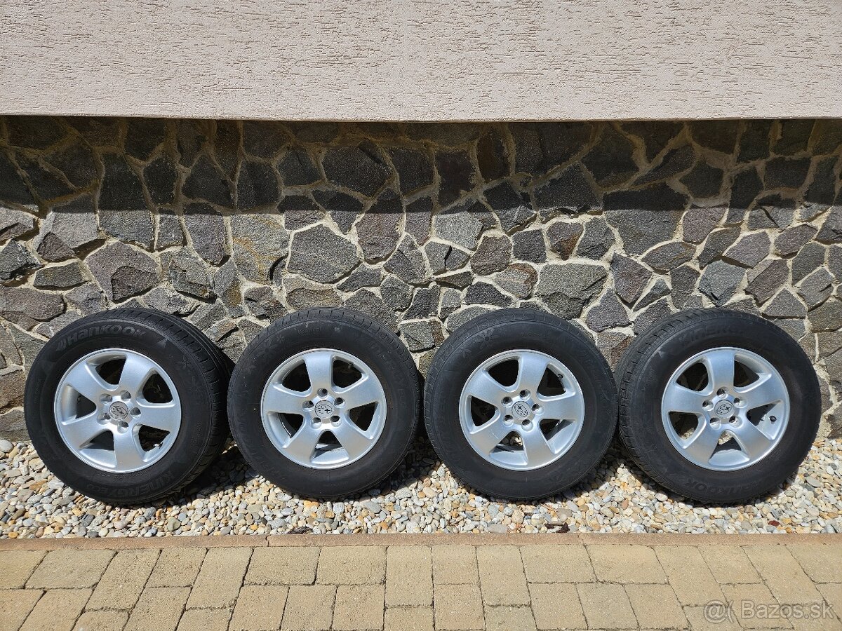 ALU disky 5×100 15" +☀️letné pneu 205/70 R15 96T