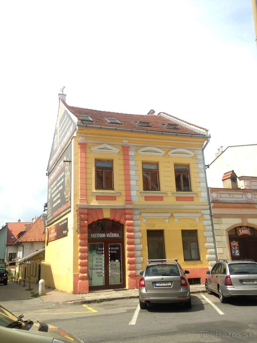 Byt 2 izbový prenájom centrum Prešov na Slovenskej ul 75