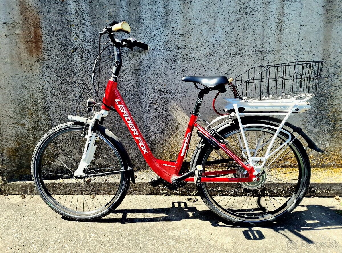 E-bike Leaderfox LATONA 36V/13Ah - červený rám:16,5