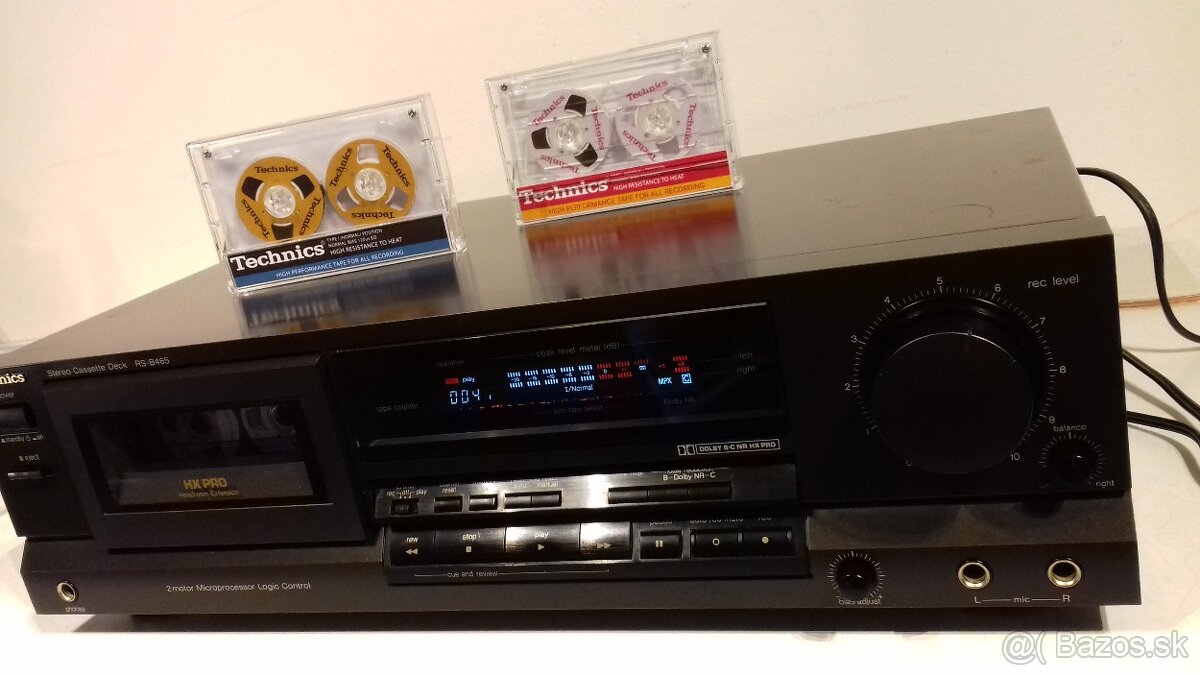 HX PRO kazetovy deck TECHNICS RS-B465 Dolby B+C, JAPAN =ak50