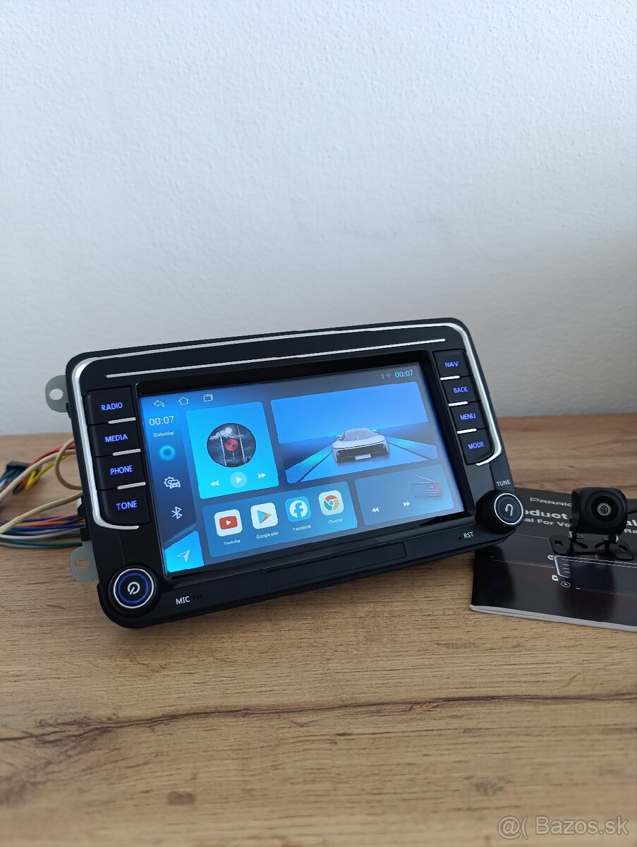 Auto Radio Škoda, VW, Seat Android, Carplay 2gb33gb