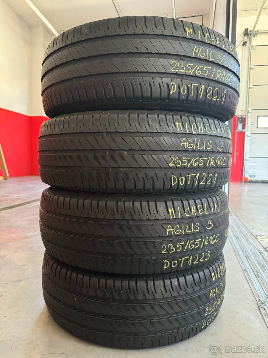 R16 235/65 C Michelin Agilis 3 121/119R 4x5-6MM DOT 2x2021
