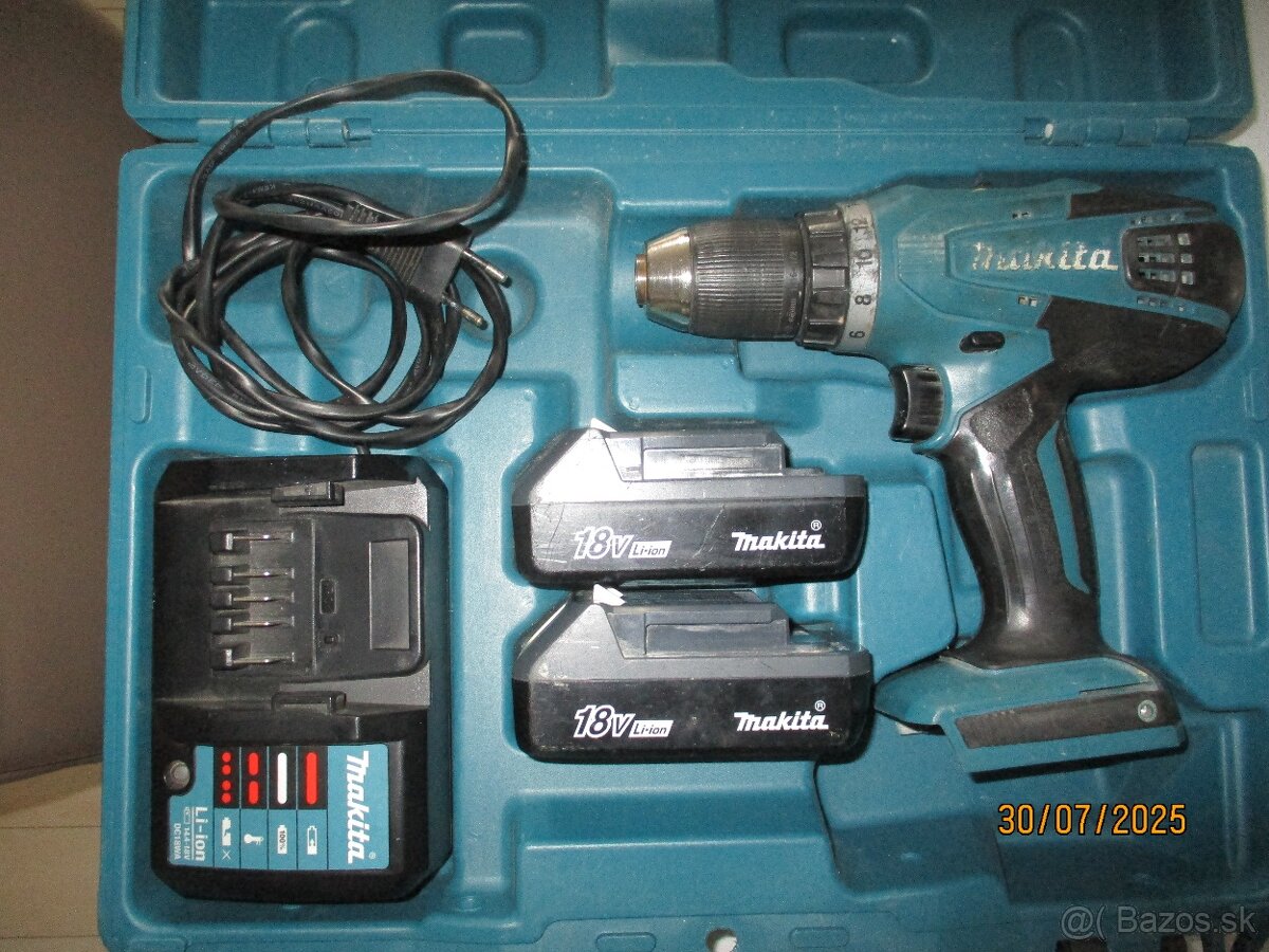Predam vrtačka+uťahovak MAKITA  DF457DWE