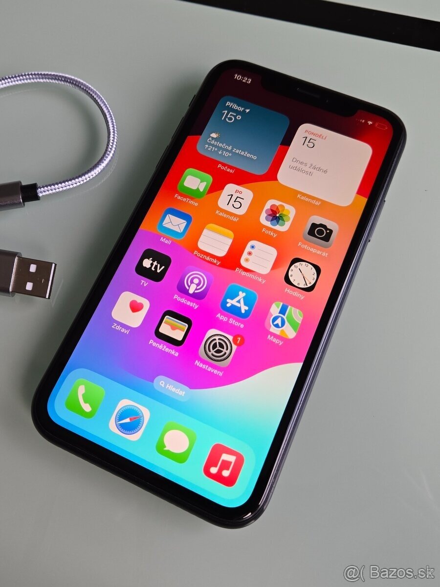 Apple iPhone XR 64GB Čierny 92% Batéria