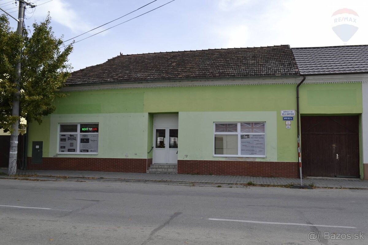 Predaj komerčného priestoru v centre mesta Veľký Meder