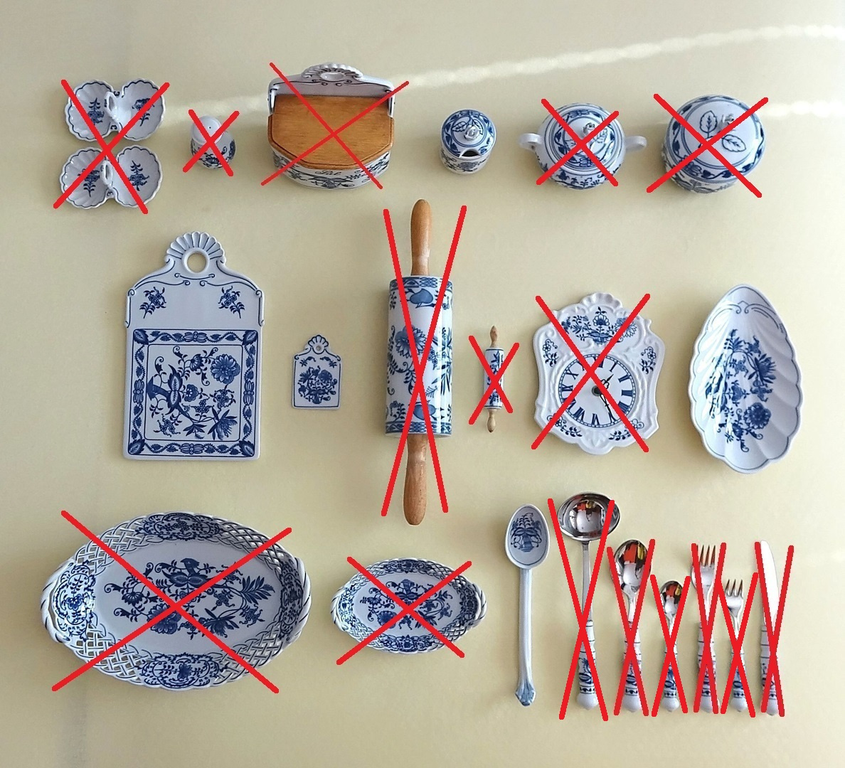 Originál cibuľový porcelán – Rôzne