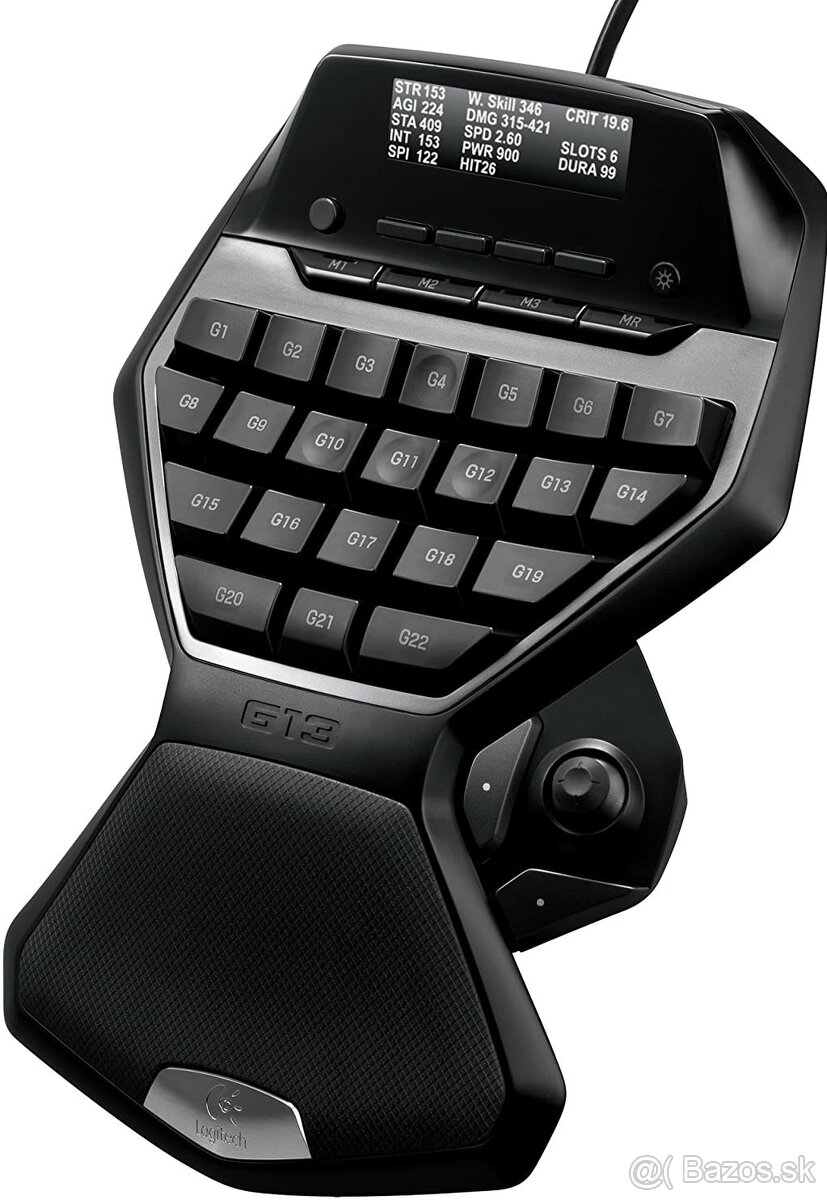 Logitech G13 makro LCD keyboard gaming klávesnica