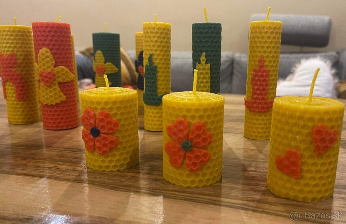Sviečky z včelieho vosku