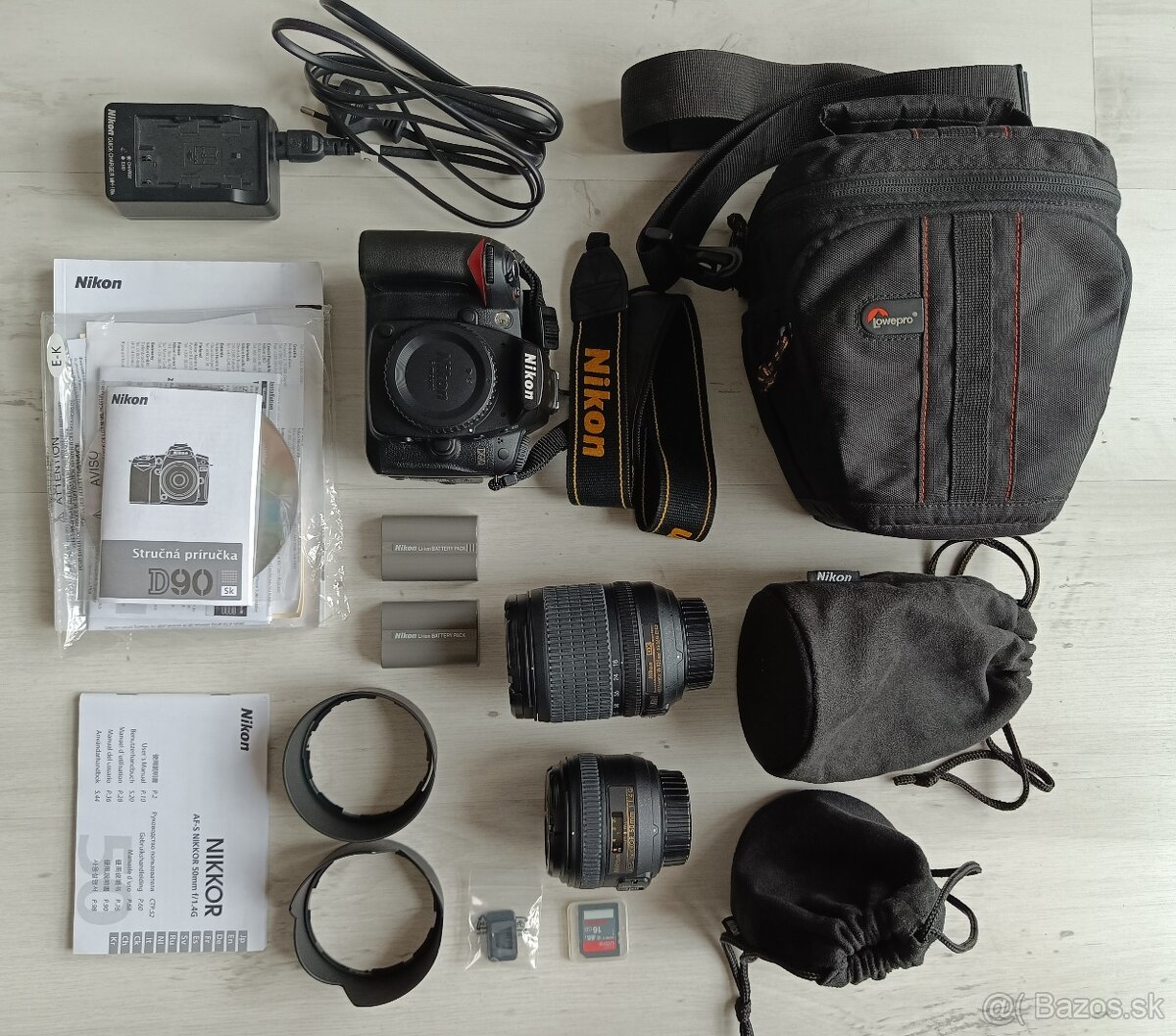 Nikon D90 + objektívy