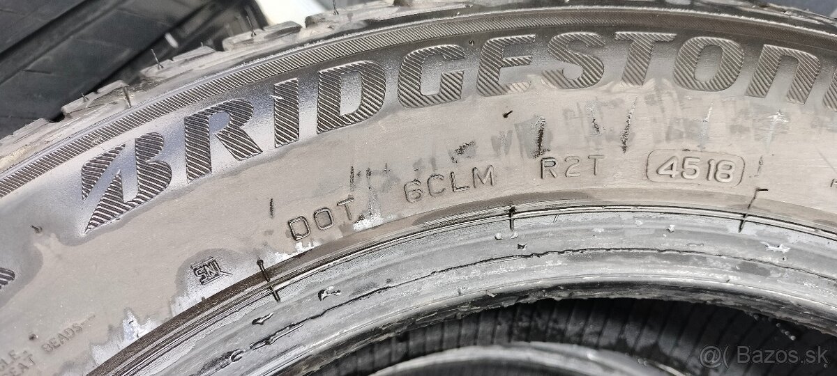215/55 R17 letné pneu, jazdené