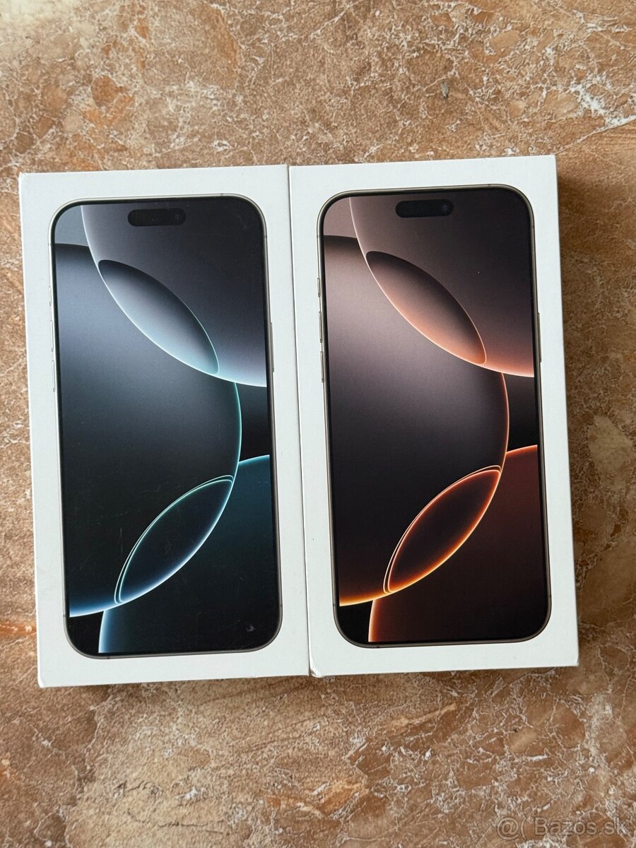 iPhone 16 Pro max 256 nový zabalený - 2 farby